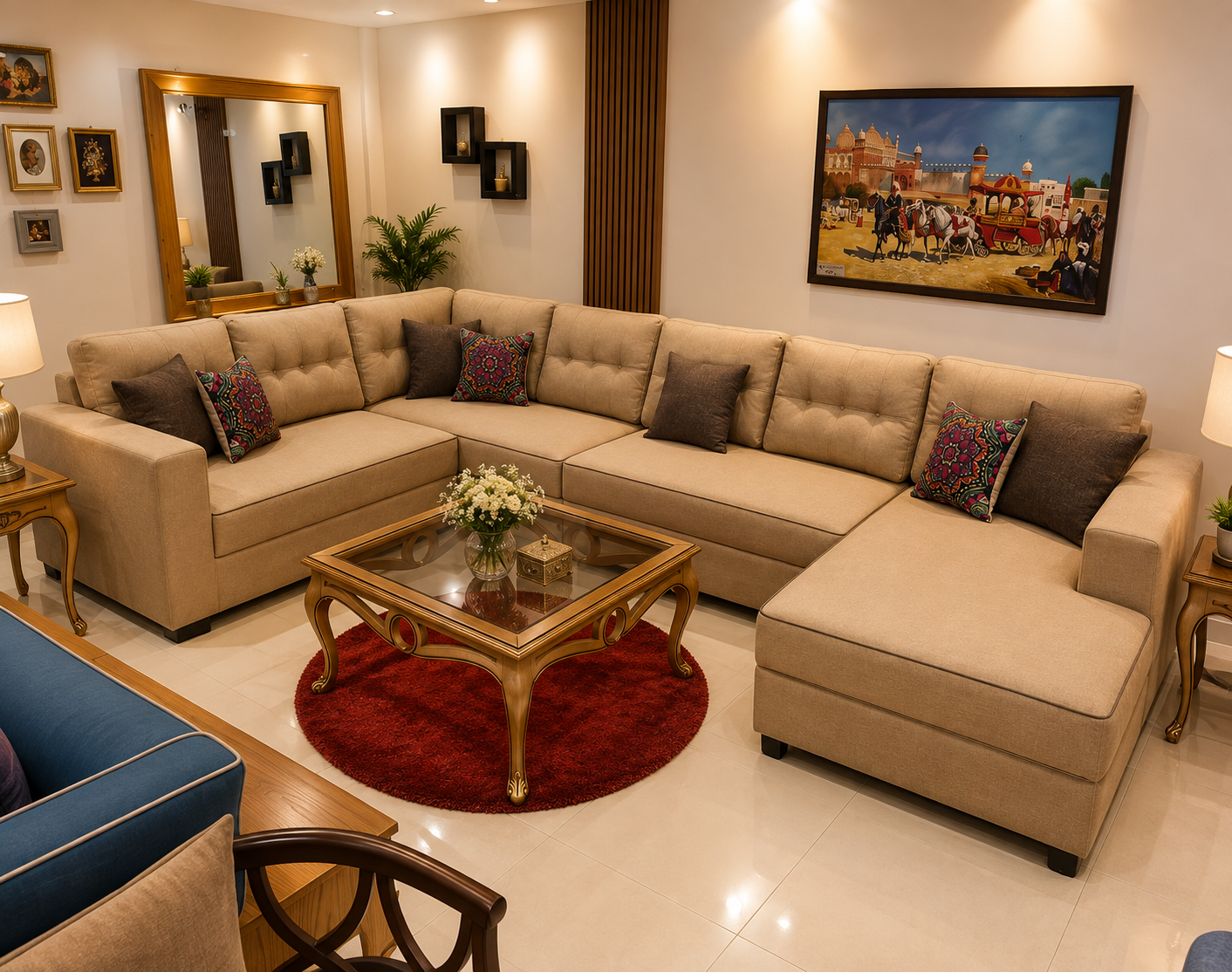 Royal Corner Sofa Set